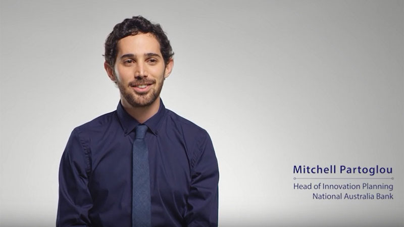 Mitchell Partoglou, Head of Innovation Planning at National Australia Bank.