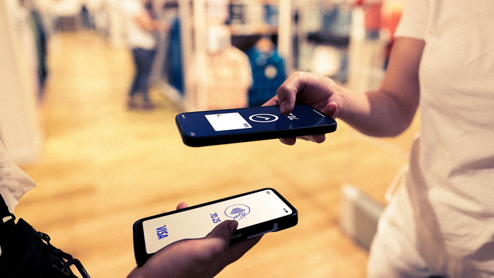 Pago sin contacto con smarthphone